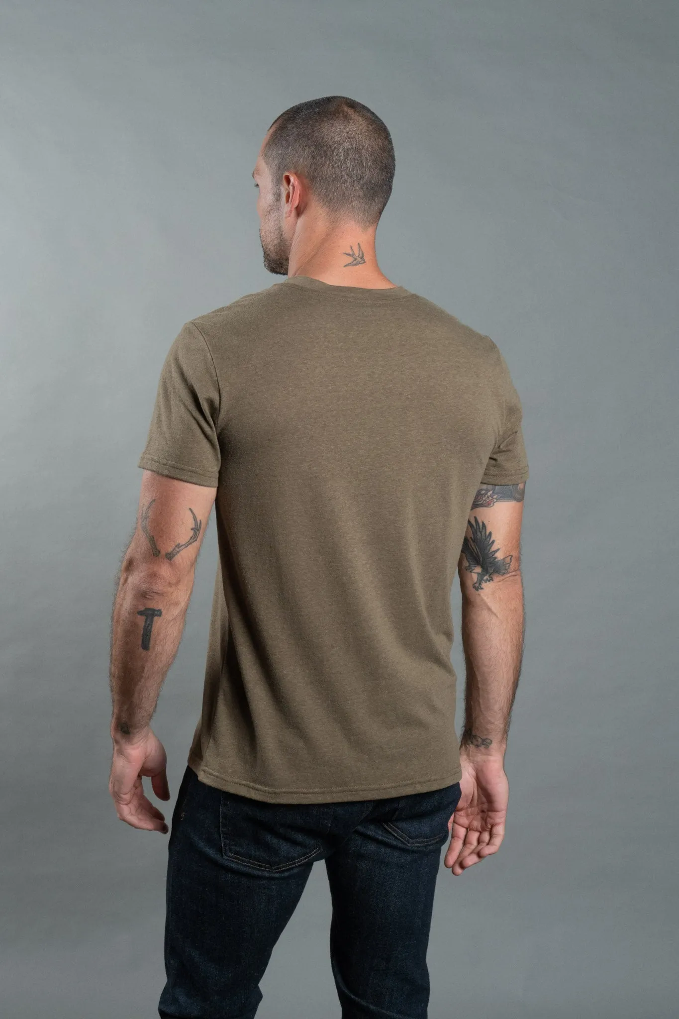 Men's Tri-Blend V-Pocket Tee