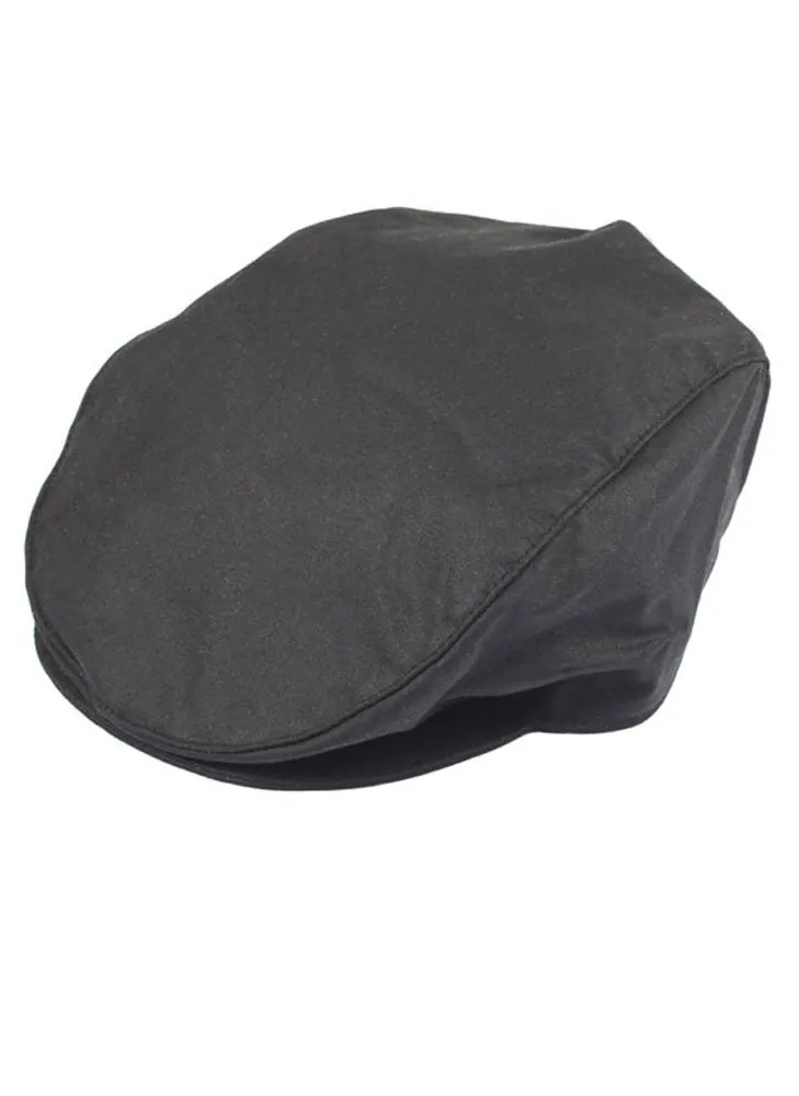 Men's Waxed Cotton Flat Cap
