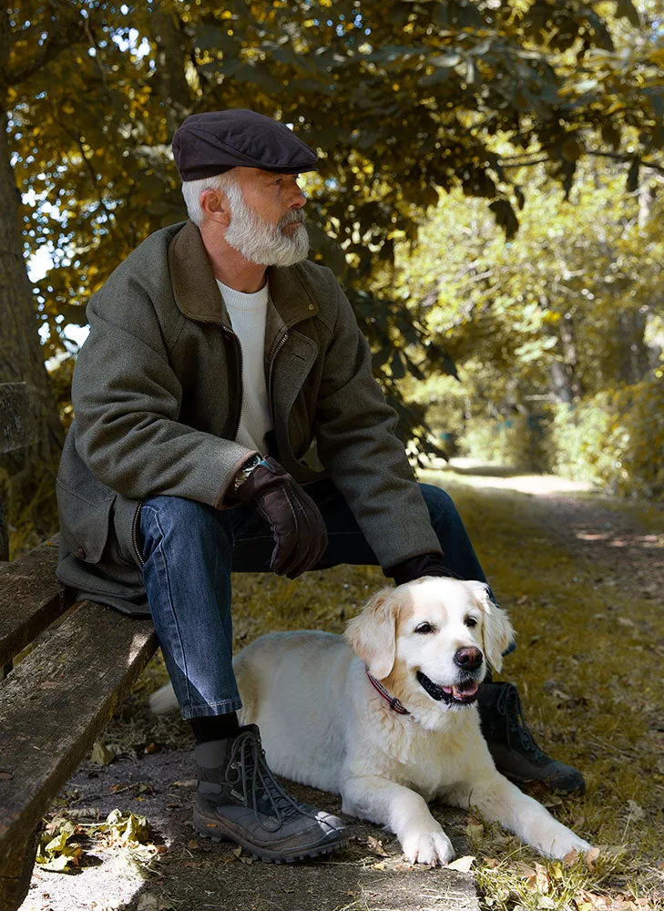 Men's Waxed Cotton Flat Cap
