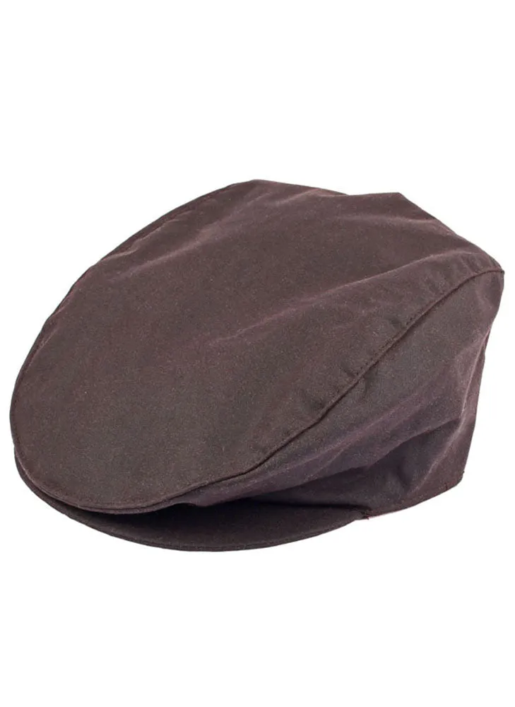 Men's Waxed Cotton Flat Cap