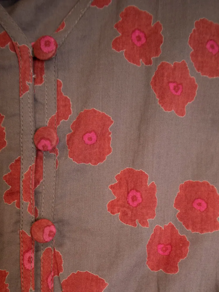 Mia Dress - Fuchsia Floral