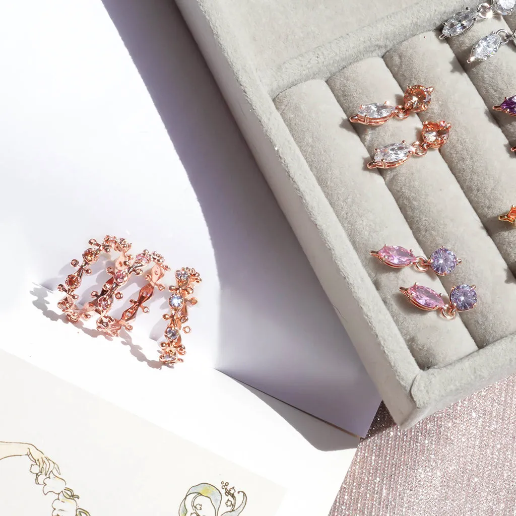 Mini Butterfly Ring [Lavender color]