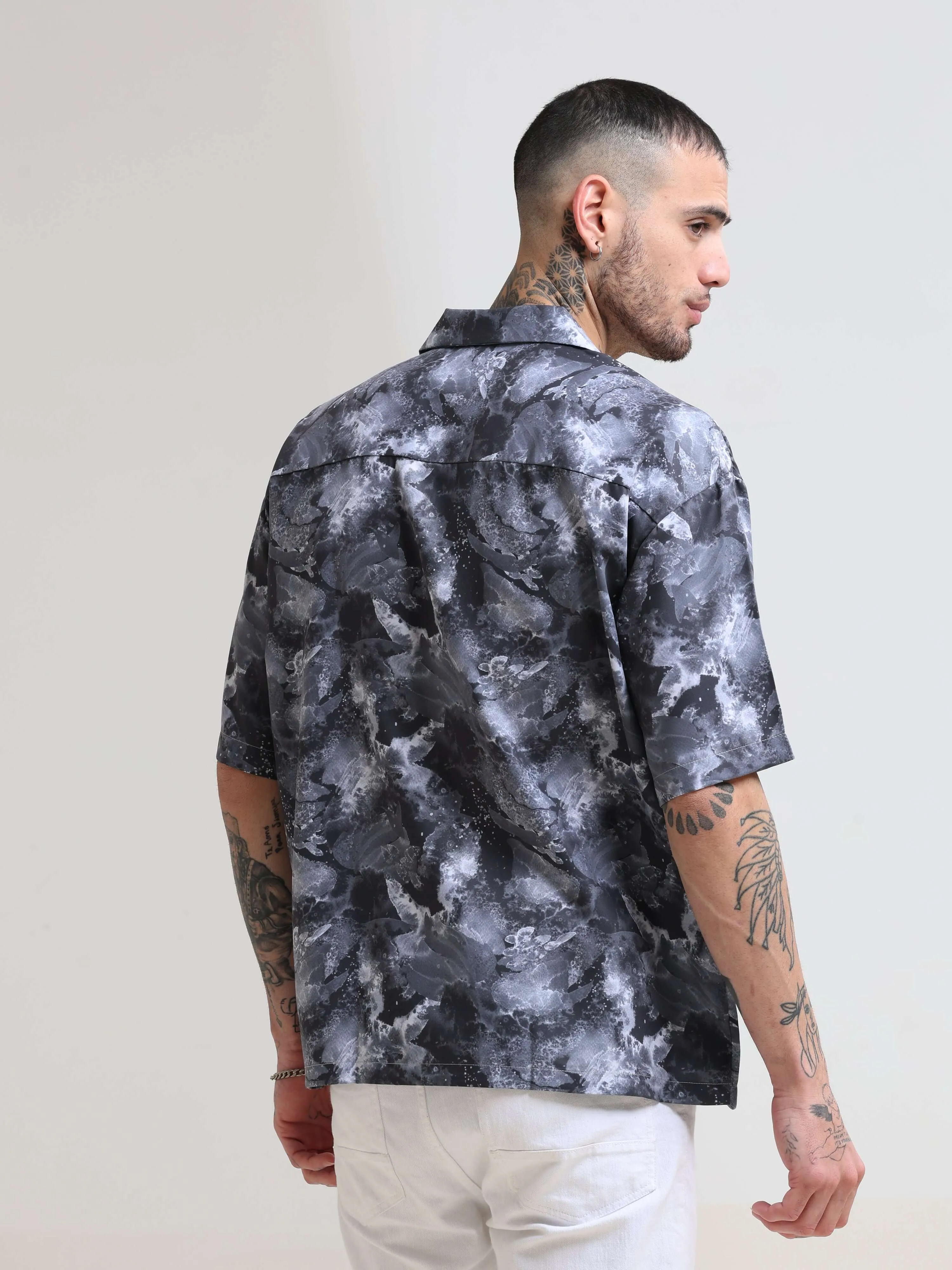 Moonlit Melody Oversized Shirt