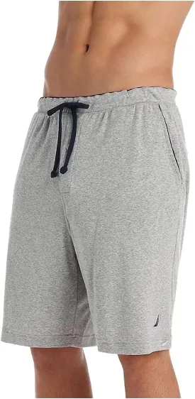 Nautica Men's Soft Knit Elastic Waistband Sleep Lounge Short