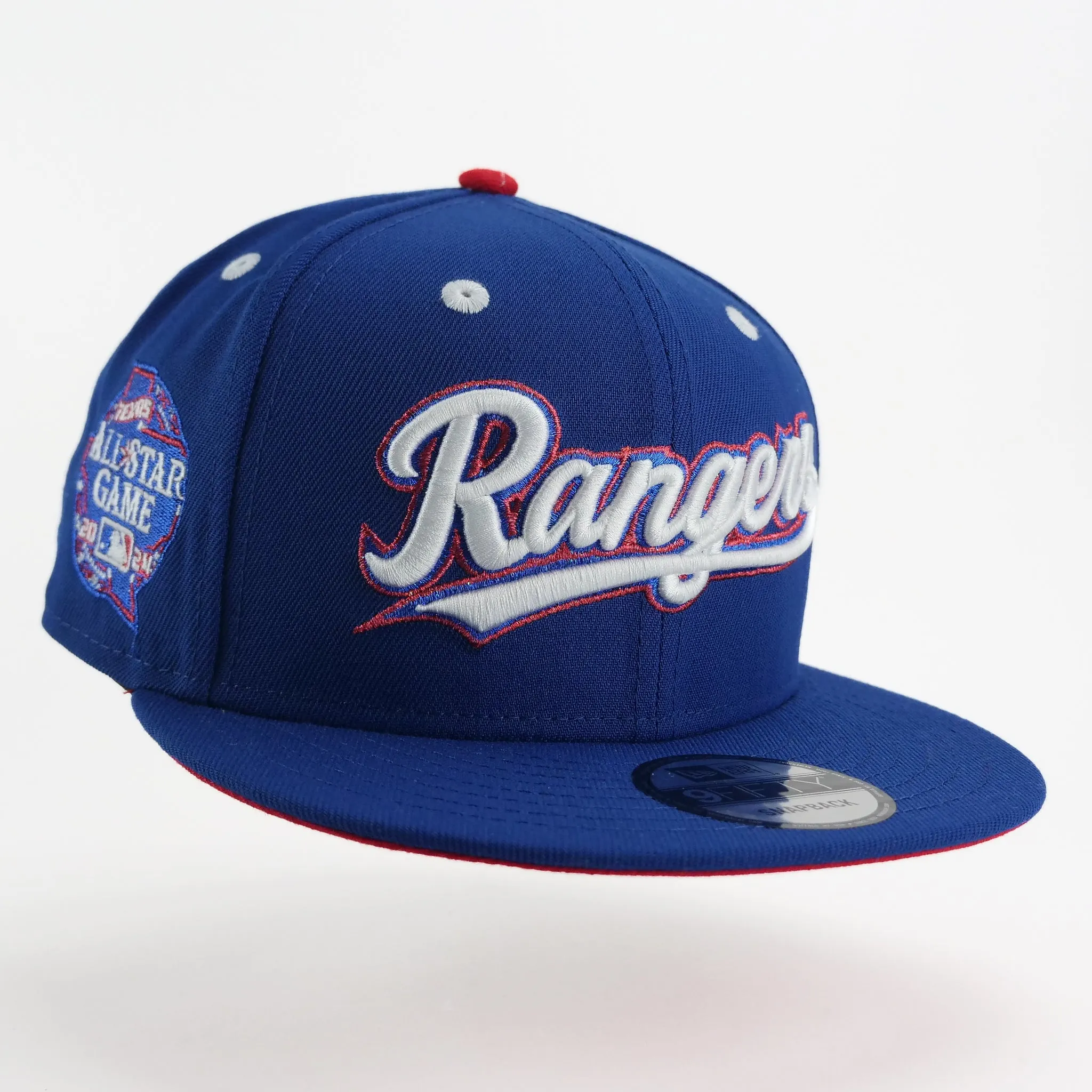 New Era Custon Snapback 950 Texas Rangers Metallic Thread 2024 All-star Game Patch
