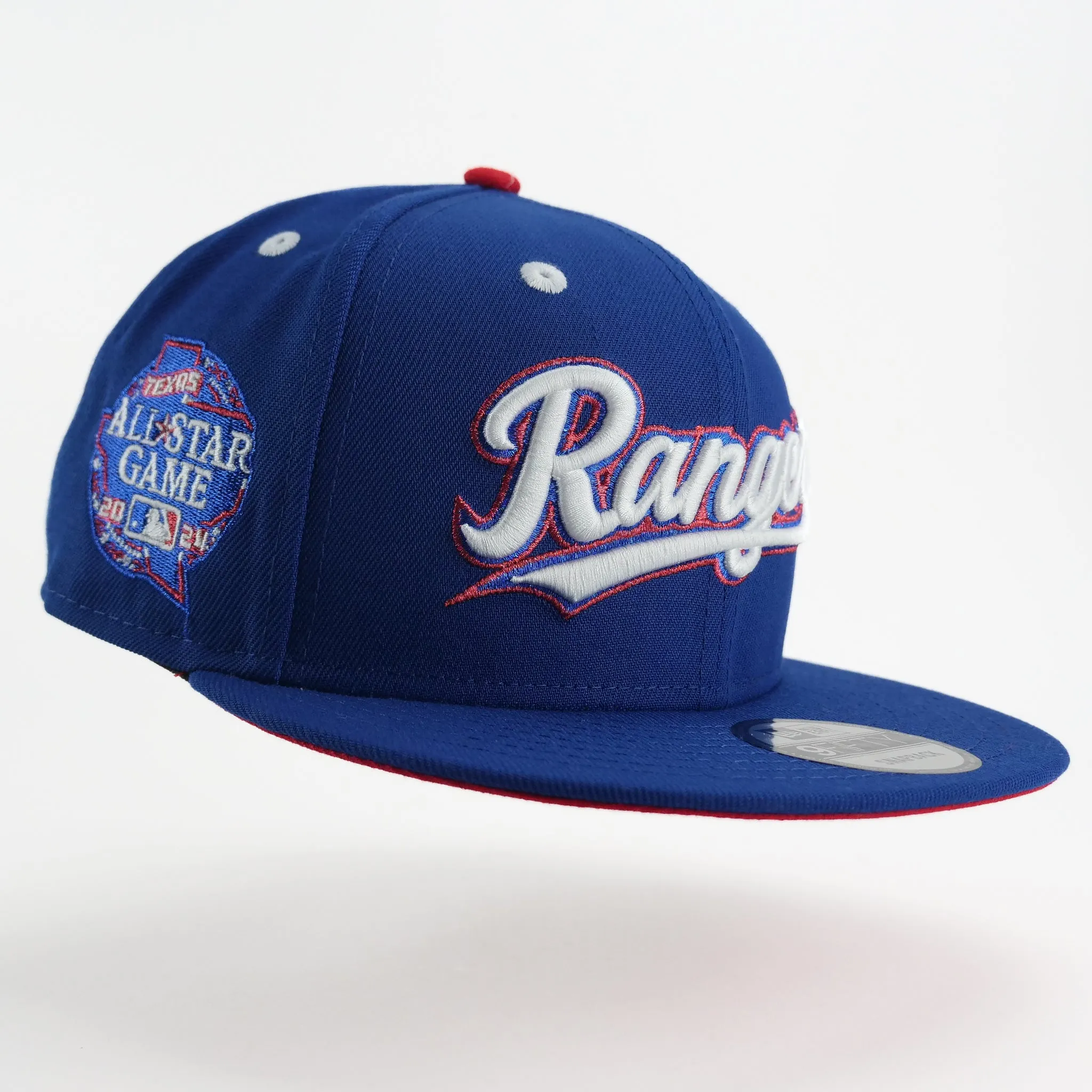 New Era Custon Snapback 950 Texas Rangers Metallic Thread 2024 All-star Game Patch