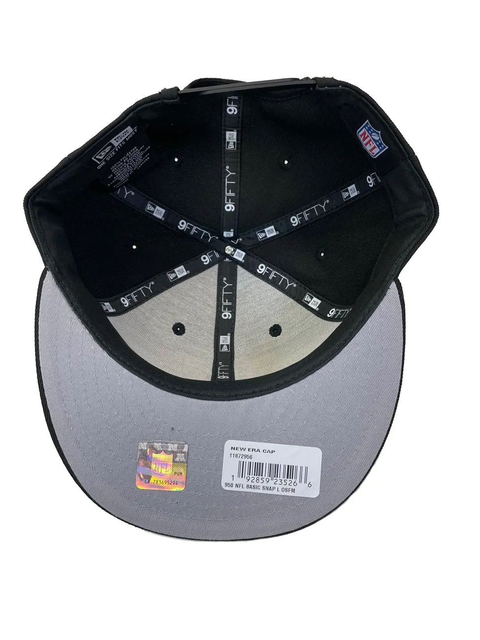 New Era Las Vegas Raiders 950 NFL Basic Snapback Baseball Cap Hat