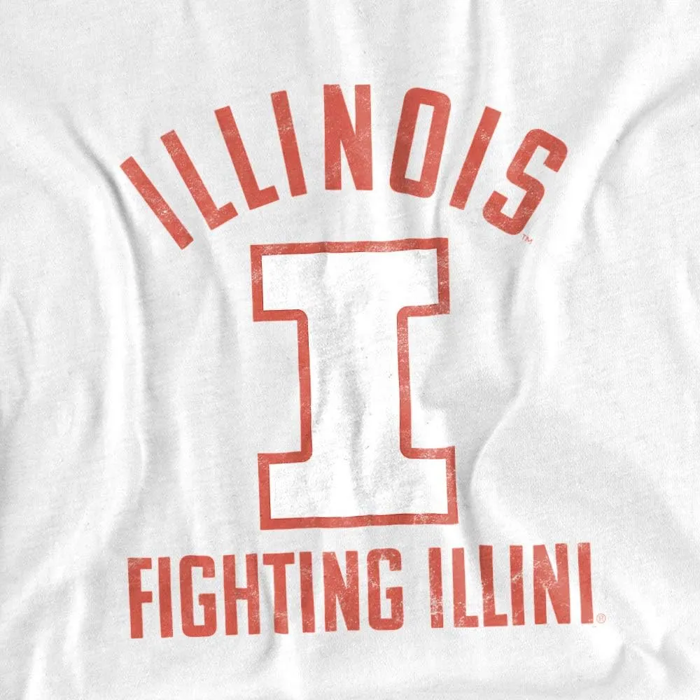 Official UIUC Logo Unisex Adult T Shirt