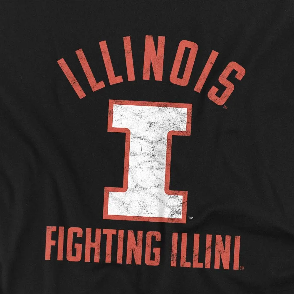 Official UIUC Logo Unisex Adult T Shirt