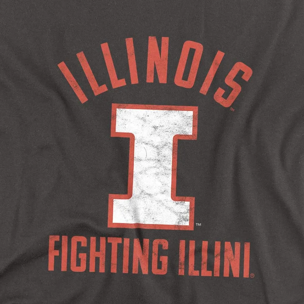 Official UIUC Logo Unisex Adult T Shirt