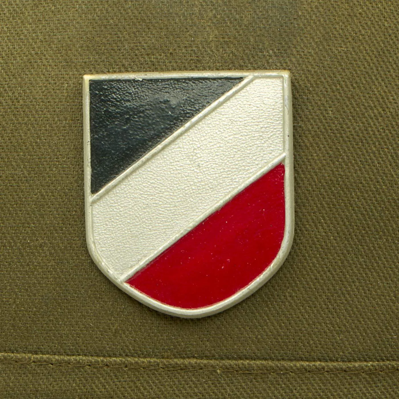 Original German WWII First Model DAK Afrikakorps Green Sun Helmet