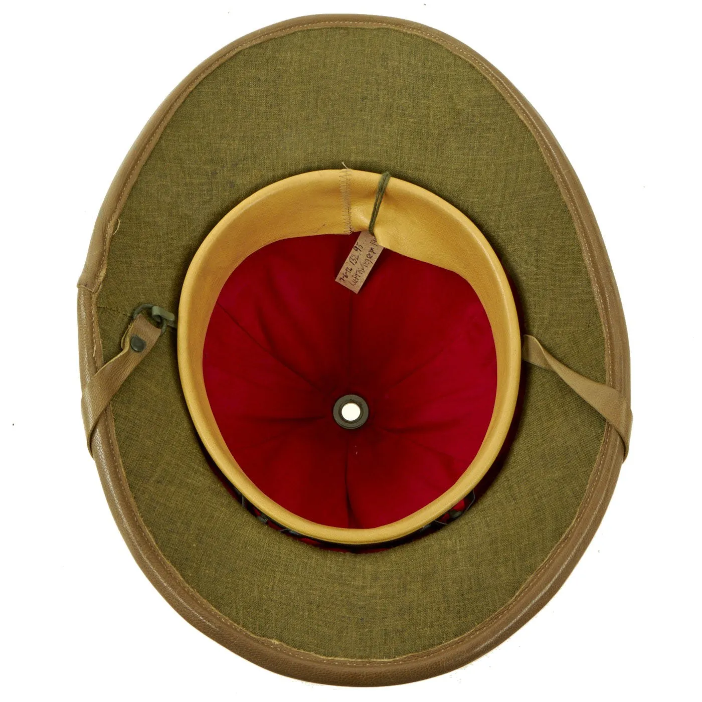 Original German WWII First Model DAK Afrikakorps Green Sun Helmet
