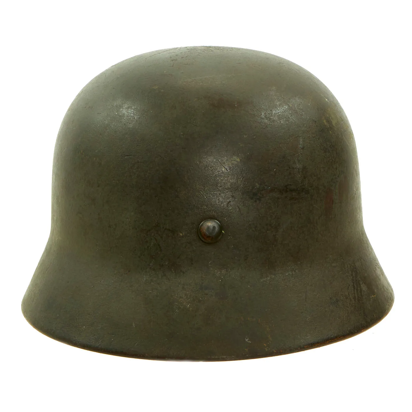 Original German WWII Named Army Heer M35 Single Decal Steel Helmet with 58cm Liner & Chinstrap - SE66