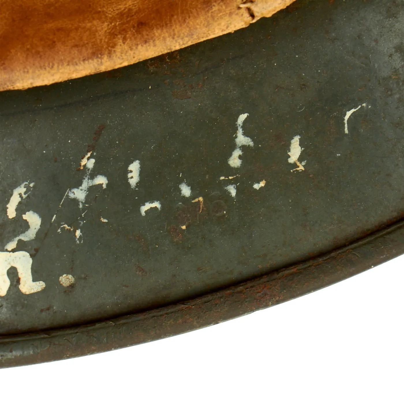 Original German WWII Named Army Heer M35 Single Decal Steel Helmet with 58cm Liner & Chinstrap - SE66