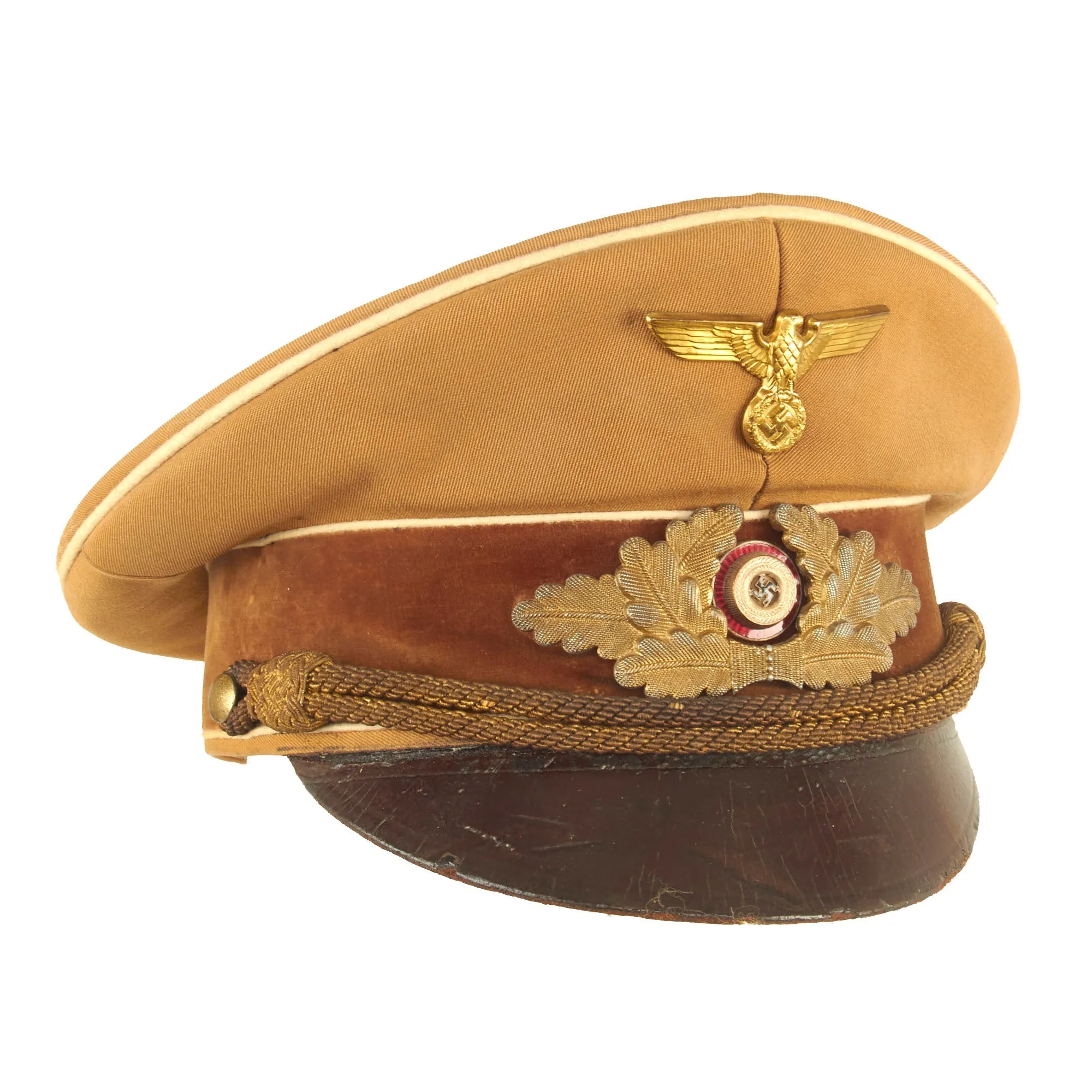 Original German WWII NSDAP Kreisleitung District Political Leader's Visor Cap
