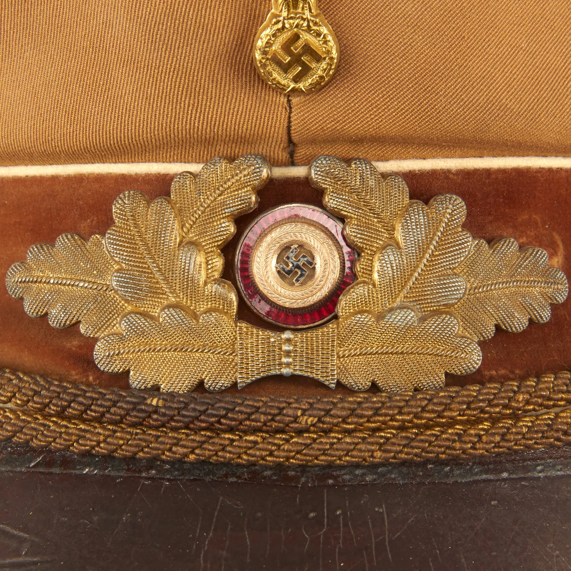 Original German WWII NSDAP Kreisleitung District Political Leader's Visor Cap