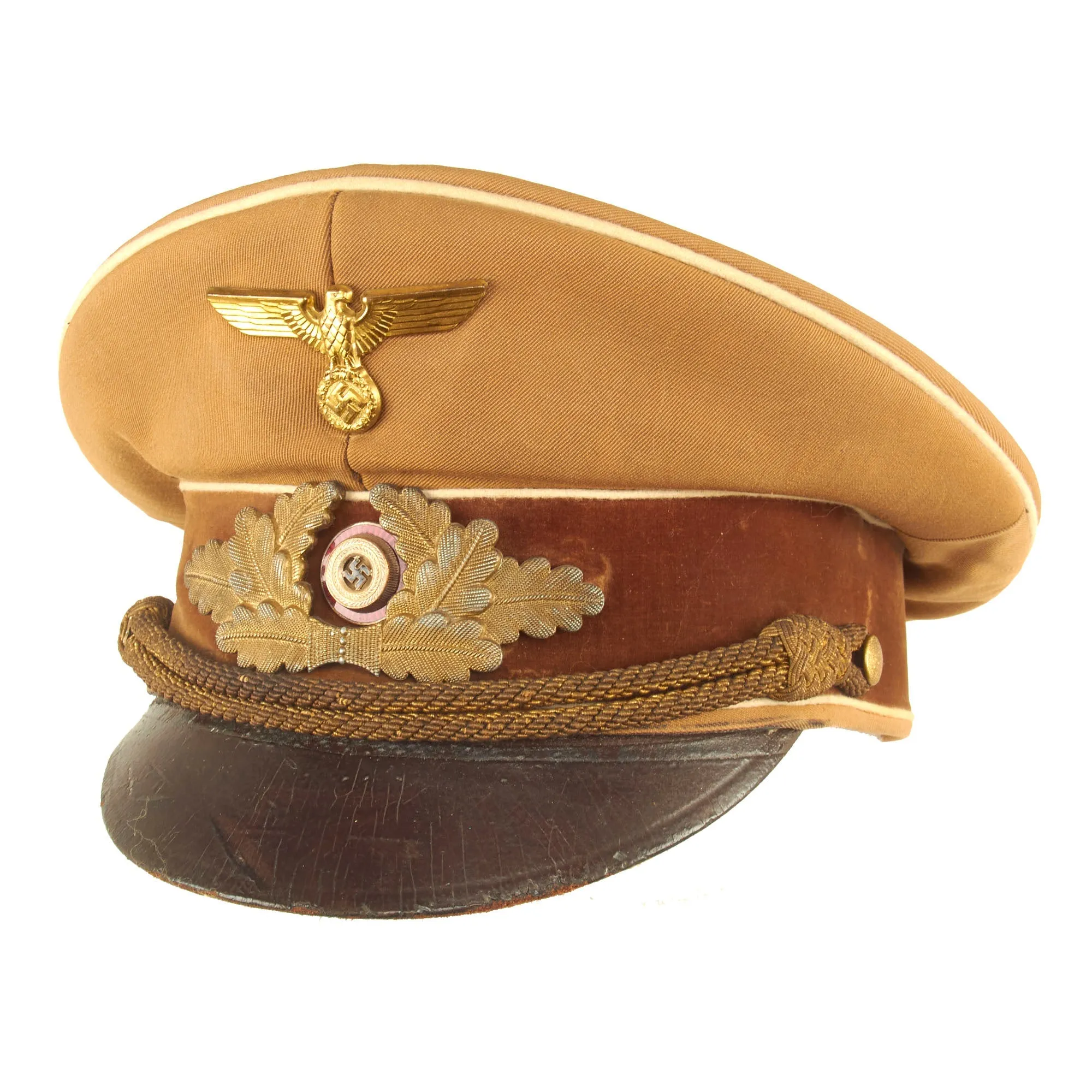 Original German WWII NSDAP Kreisleitung District Political Leader's Visor Cap