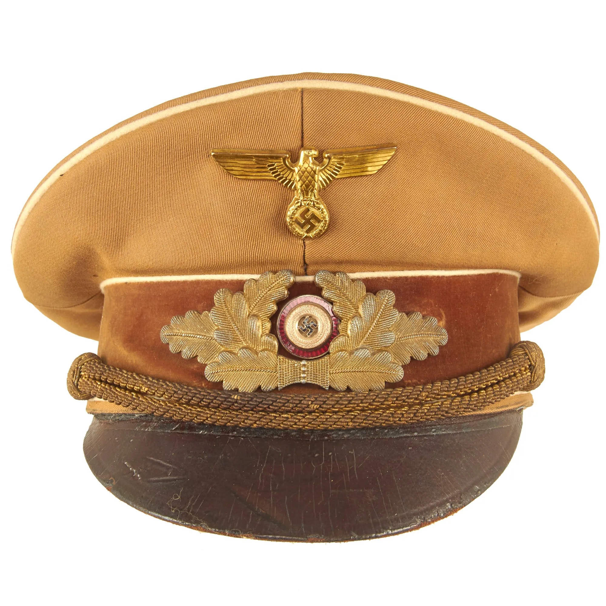 Original German WWII NSDAP Kreisleitung District Political Leader's Visor Cap