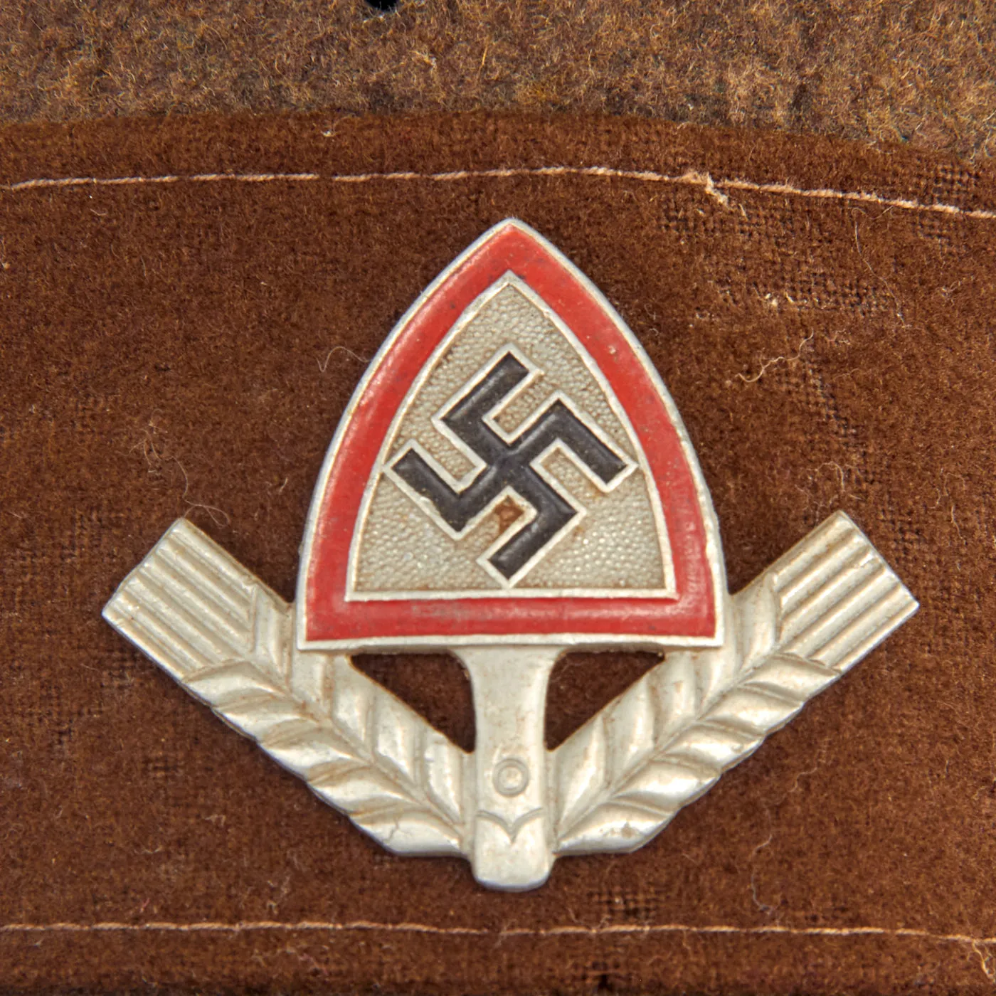 Original German WWII Service Worn RAD Labor Service EM/NCO "Robin Hood" Cap - size 56