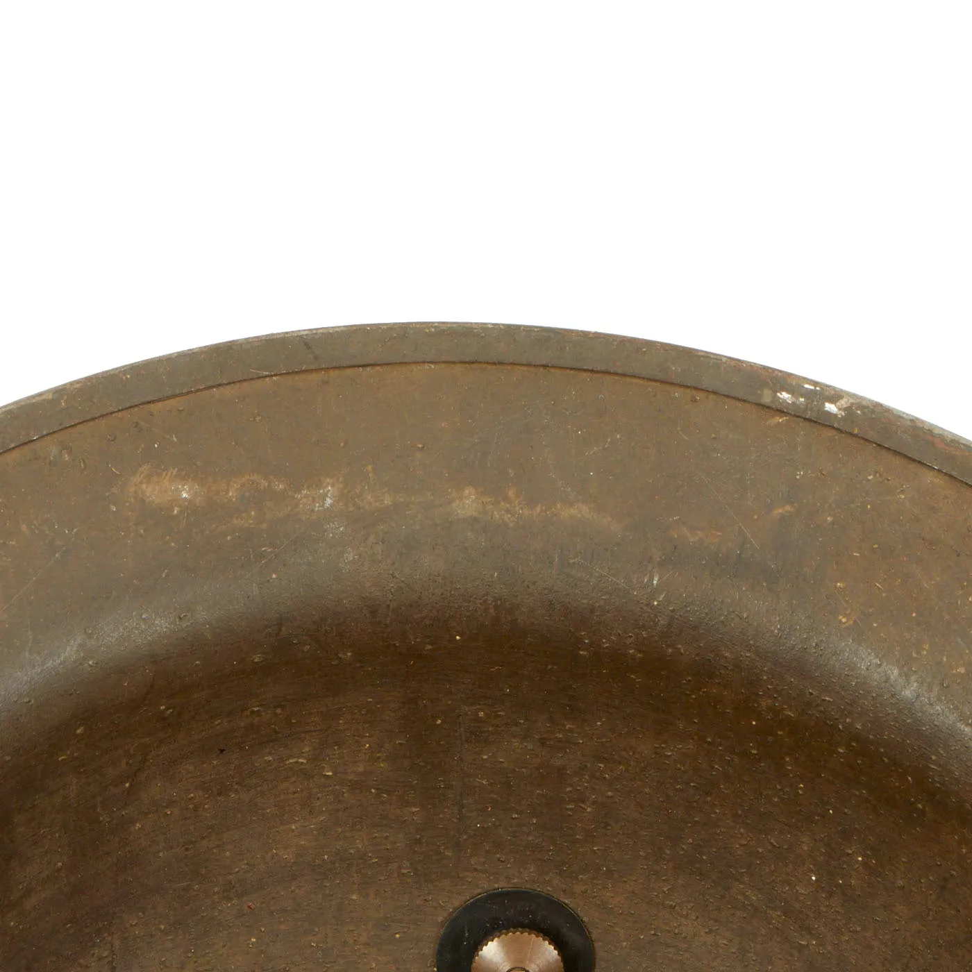 Original U.S. WWI United States Marine Corps M1917 Helmet With E.G.A. - Shell with Chinstrap