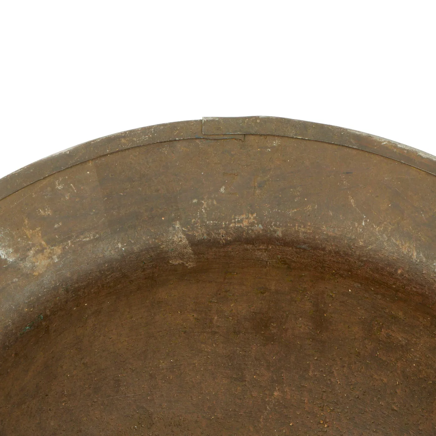 Original U.S. WWI United States Marine Corps M1917 Helmet With E.G.A. - Shell with Chinstrap
