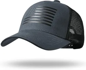 Oversize XXL American Flag Trucker Hat Sport Snapback Hat, Large Size Breathable Mesh Baseball Cap for Men Big Head