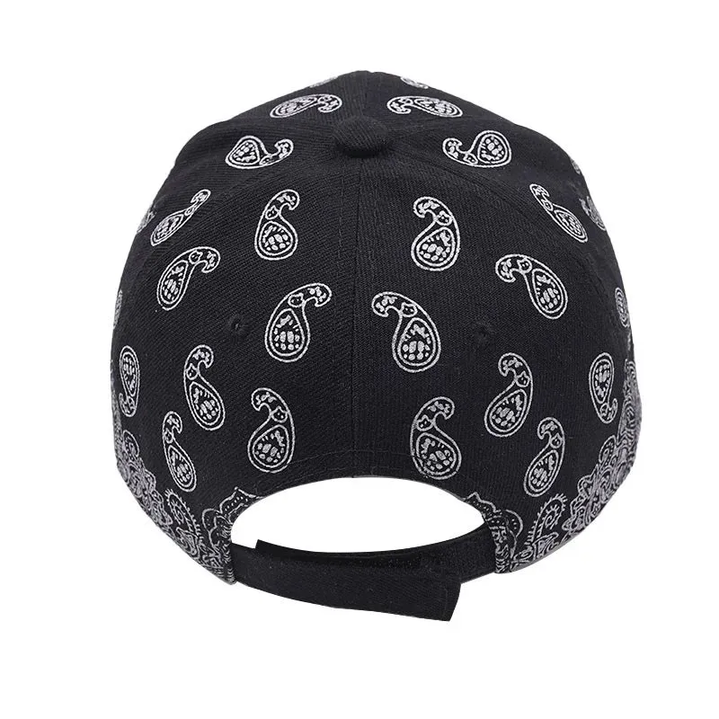 Paisley Printed Baseball Cap