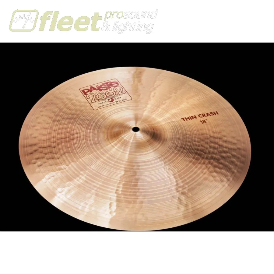 Paiste 1061217 2002 17" Thin Crash