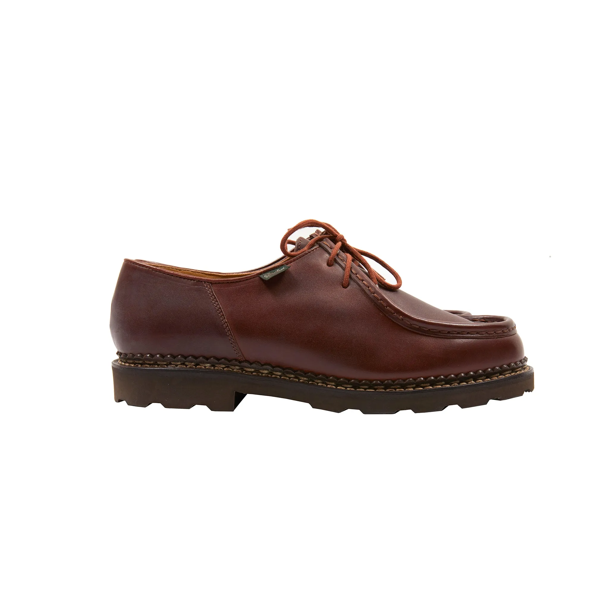 Paraboot Michael Mens Leather Shoes in Brown