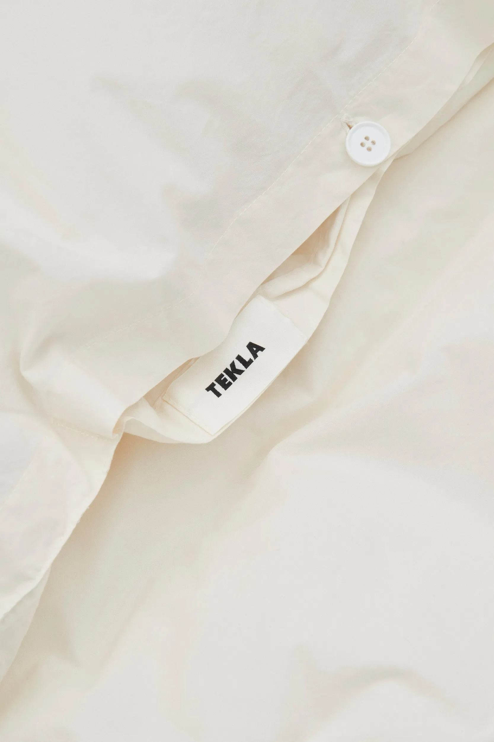 Percale Double Duvet Cover Winter White