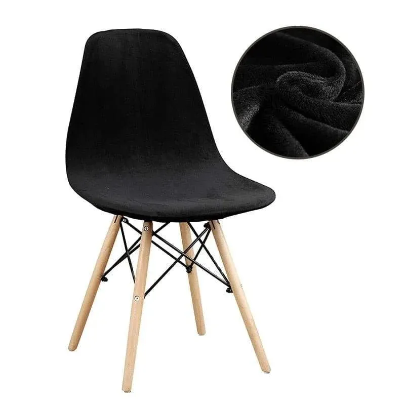 Polar Fleece Shell Armless Chair Covers - 4 Piece