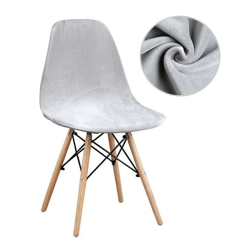 Polar Fleece Shell Armless Chair Covers - 4 Piece