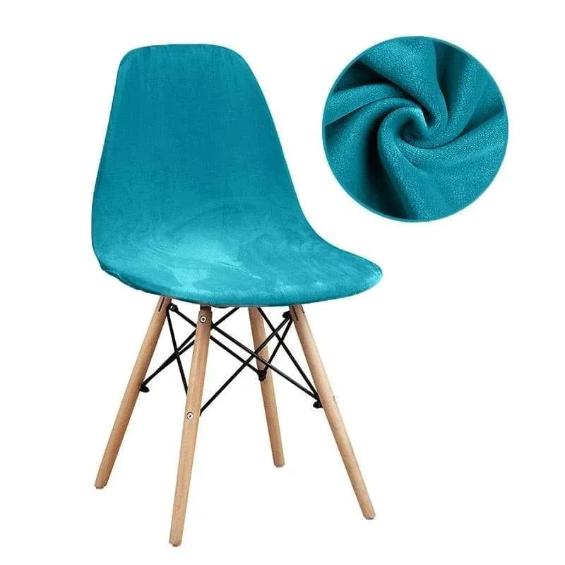 Polar Fleece Shell Armless Chair Covers - 4 Piece
