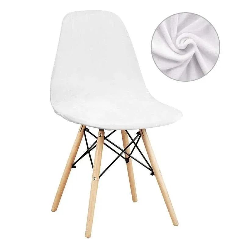 Polar Fleece Shell Armless Chair Covers - 4 Piece