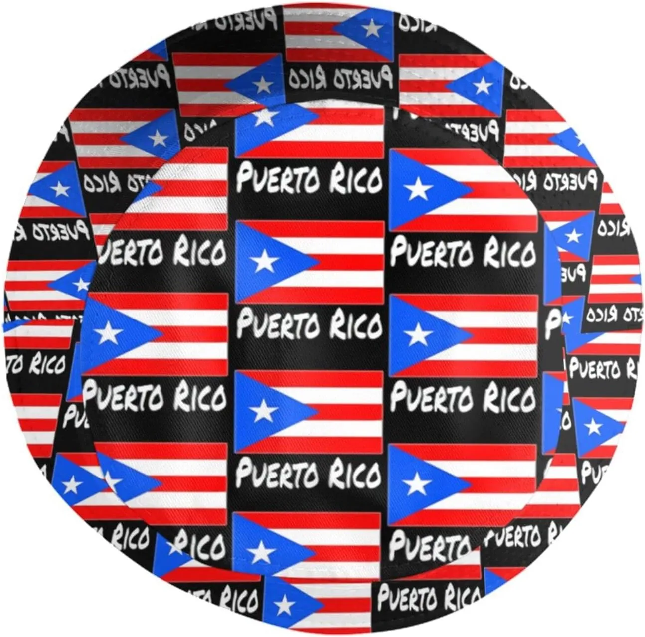 Puerto Rico Flag Bucket Hat Fashion Beach Sun Wide Brim Cap Outdoor Fisherman Hats for Women Men Teens