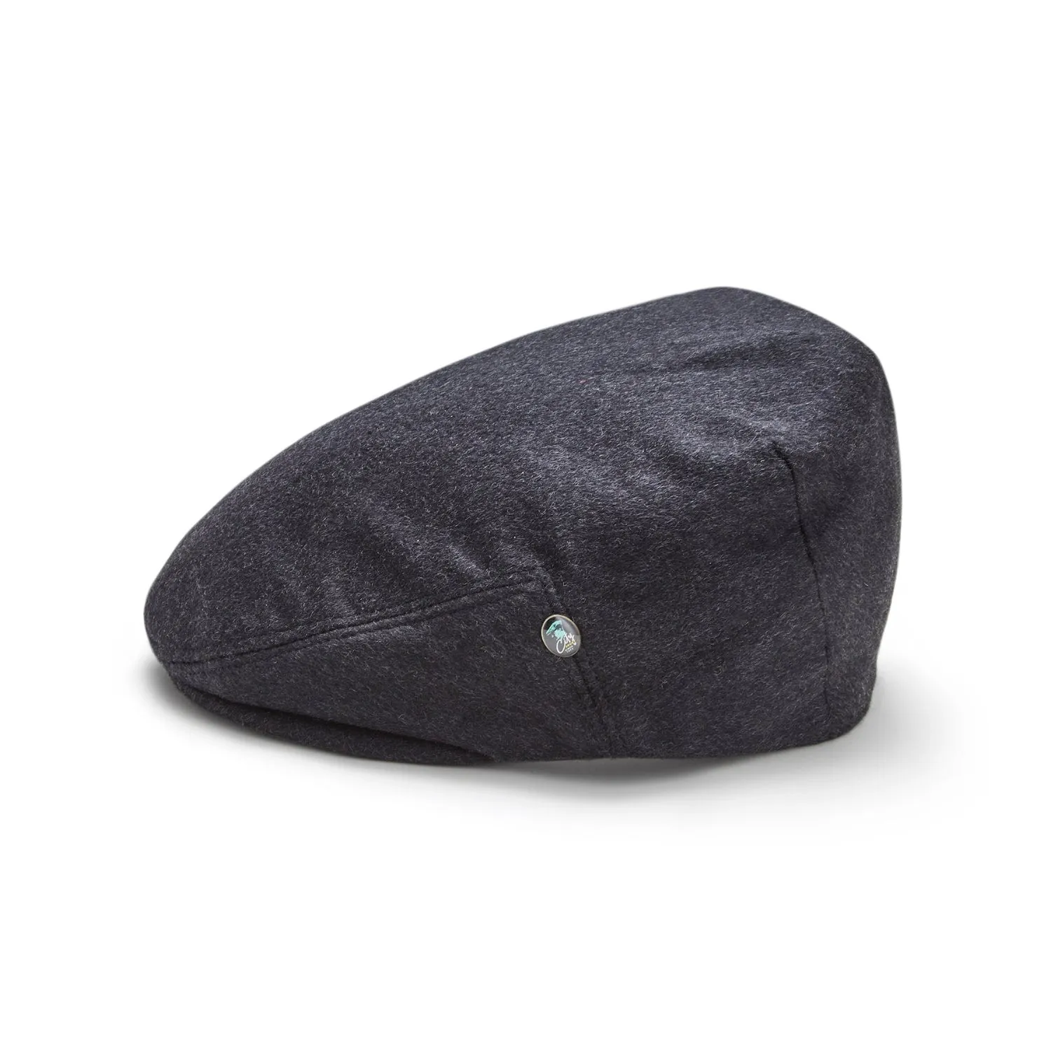 Pure Cashmere Flat Cap | Charcoal Grey | CitySport