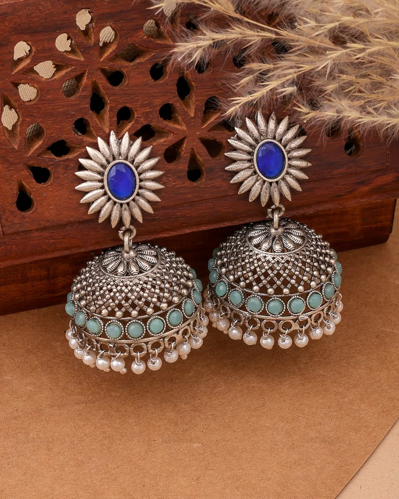 Reva Jhumki Earrings - wxo