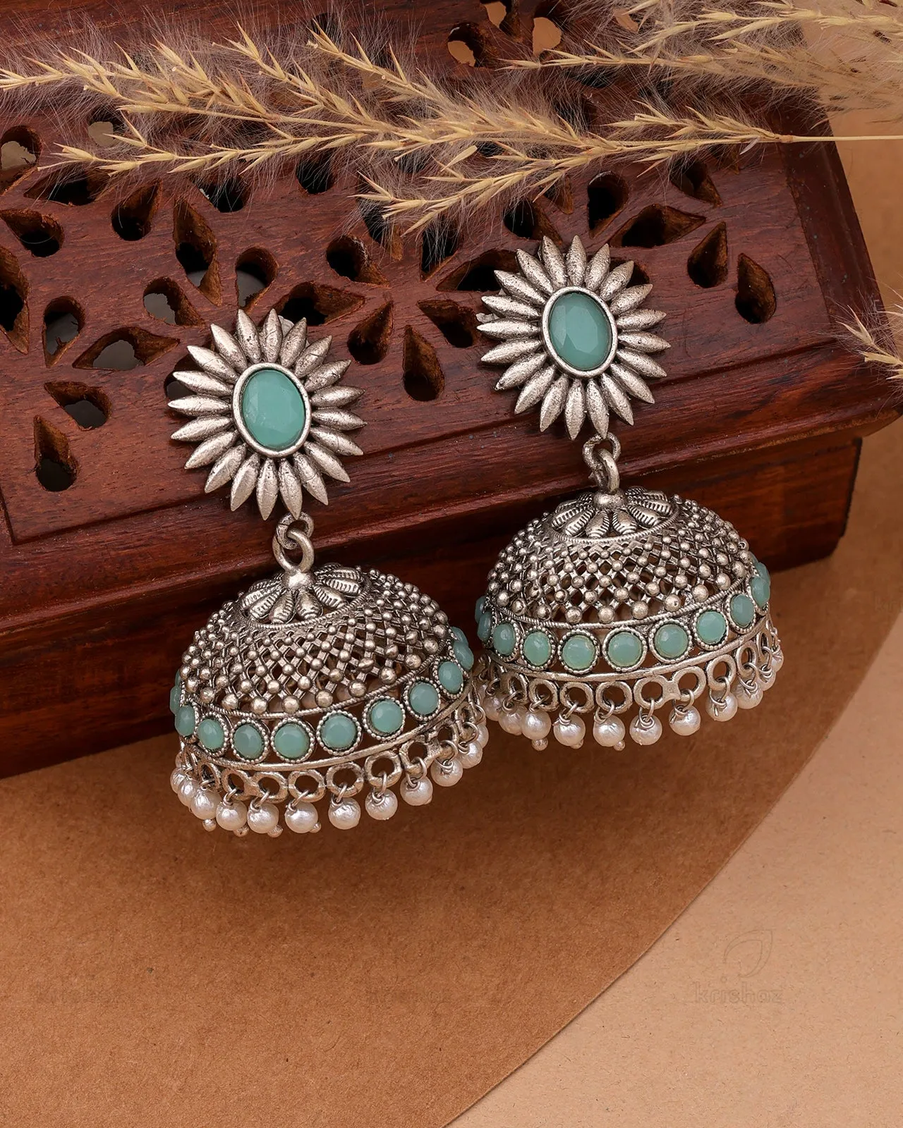 Reva Jhumki Earrings - wxo
