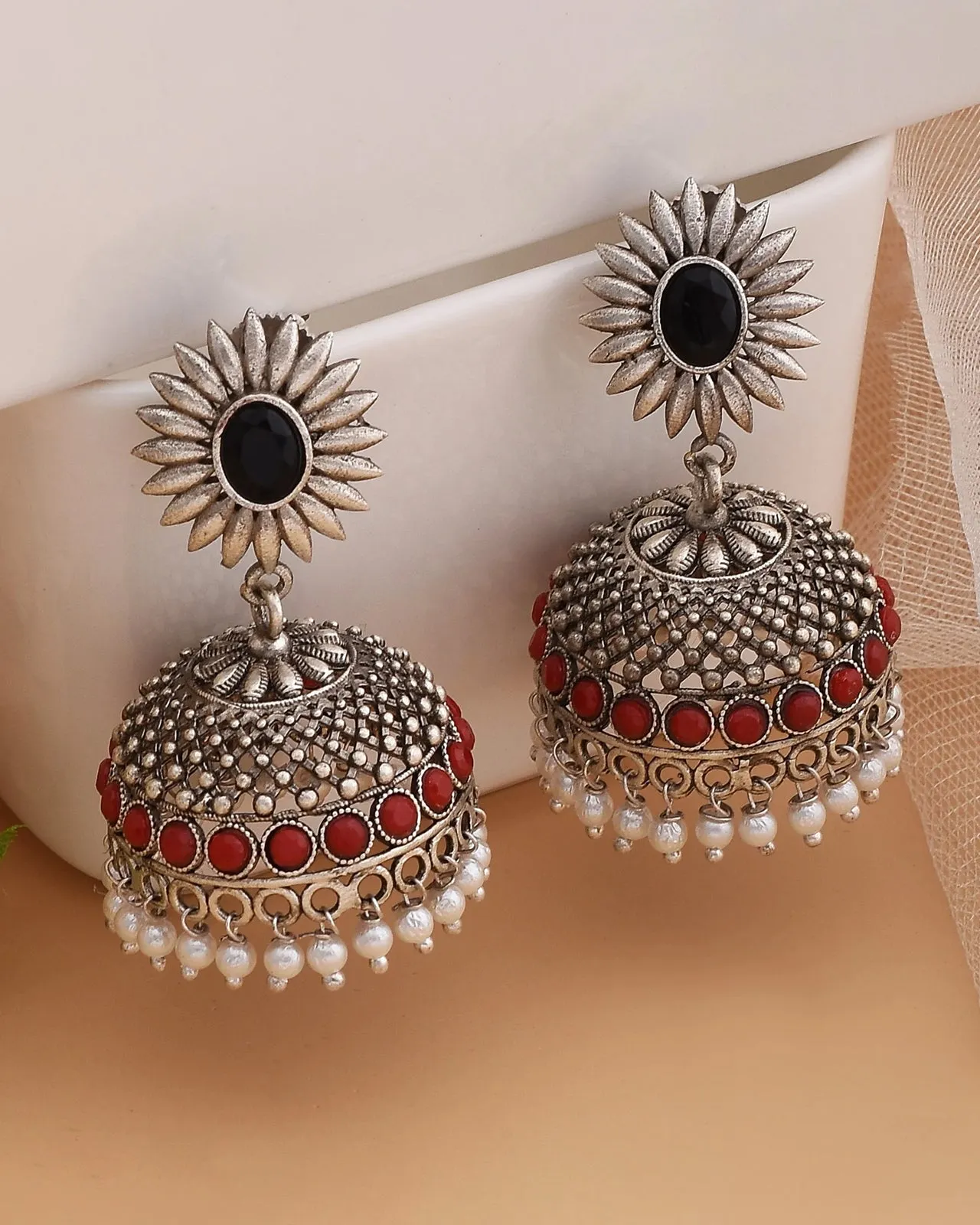 Reva Jhumki Earrings - wxo