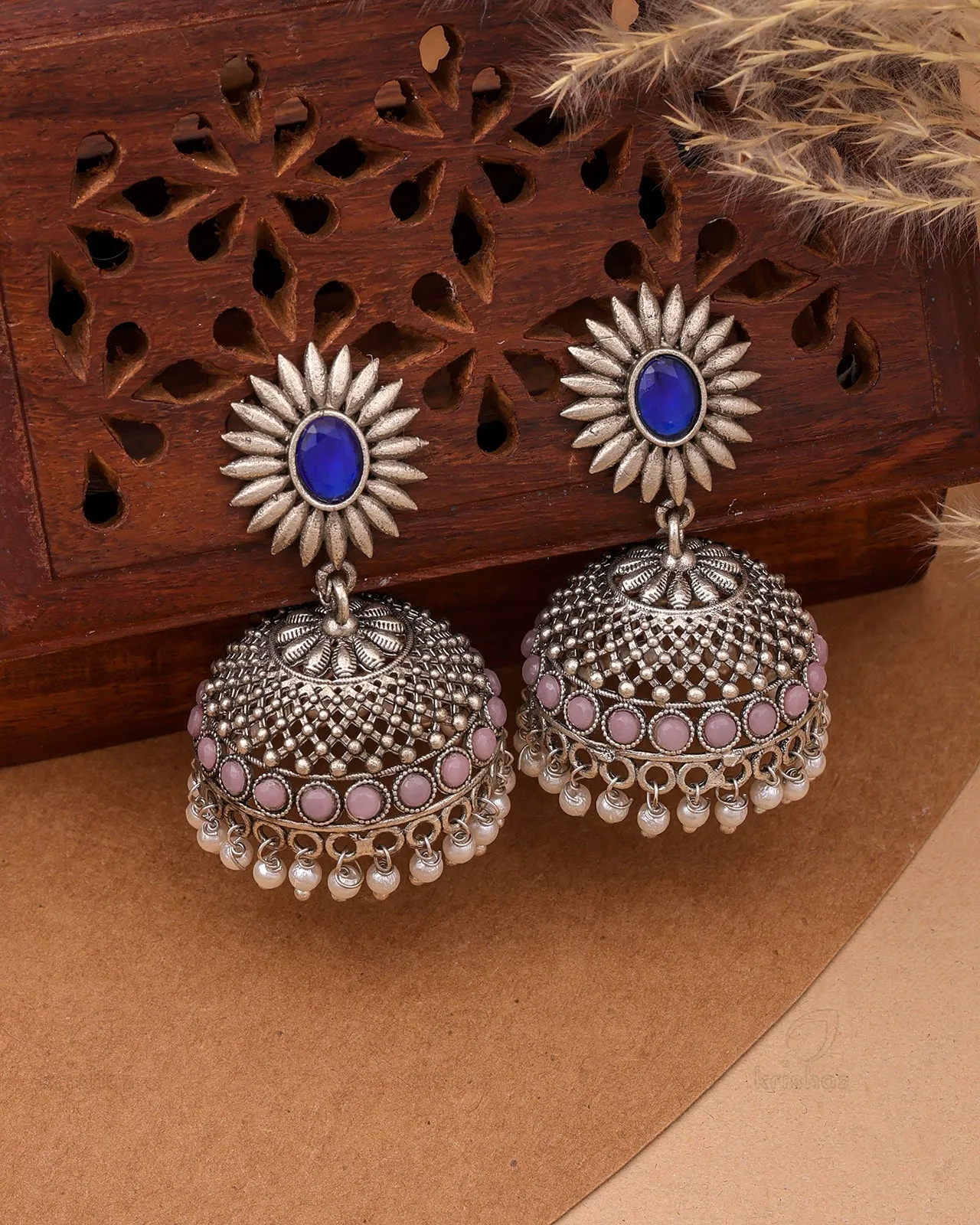 Reva Jhumki Earrings - wxo