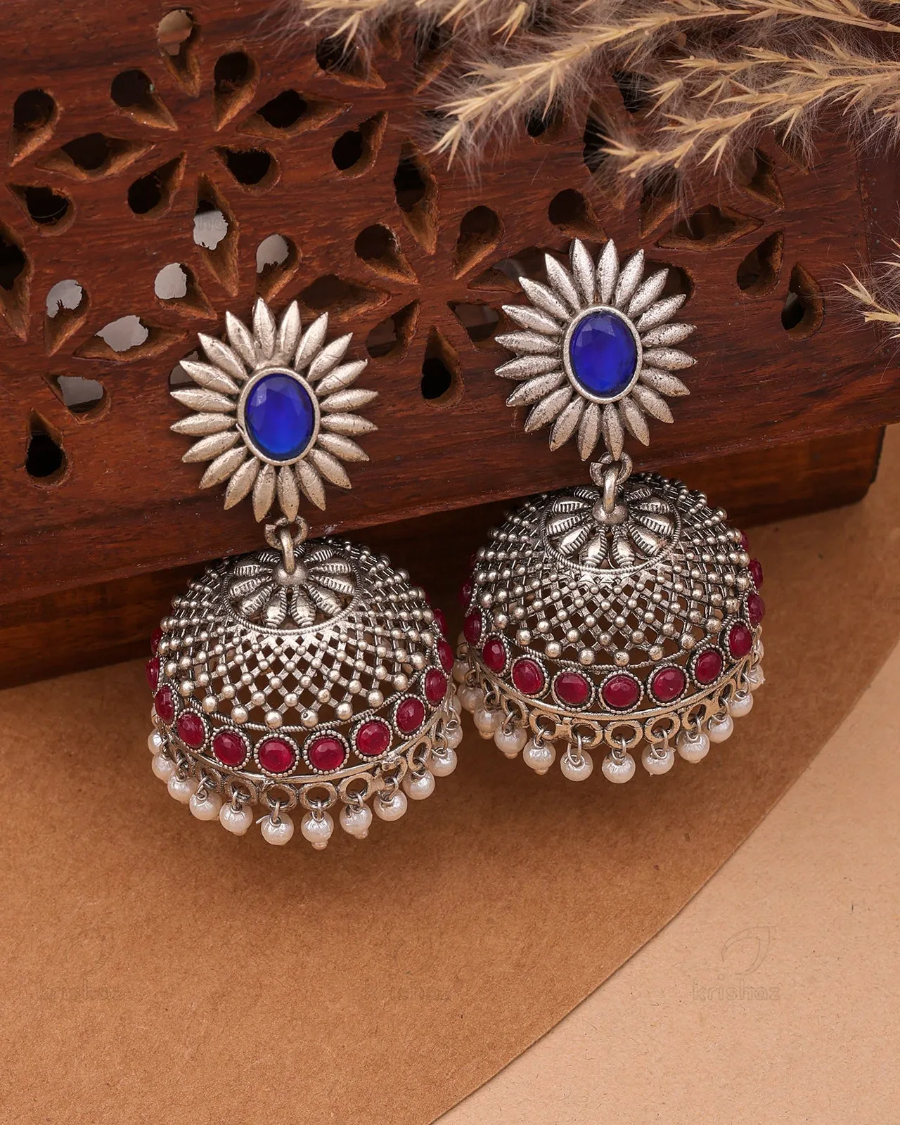 Reva Jhumki Earrings - wxo