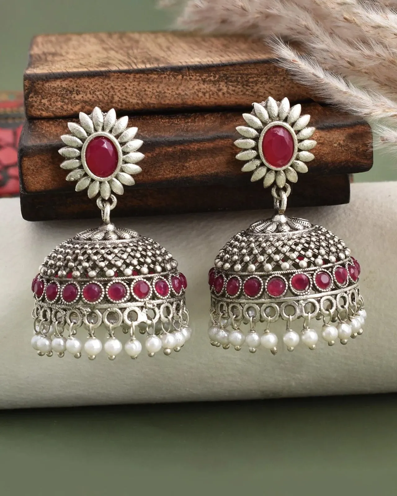 Reva Jhumki Earrings - wxo