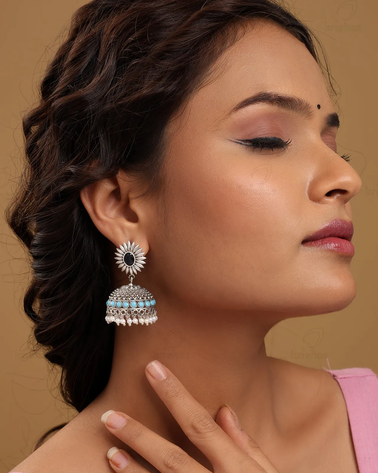Reva Jhumki Earrings - wxo