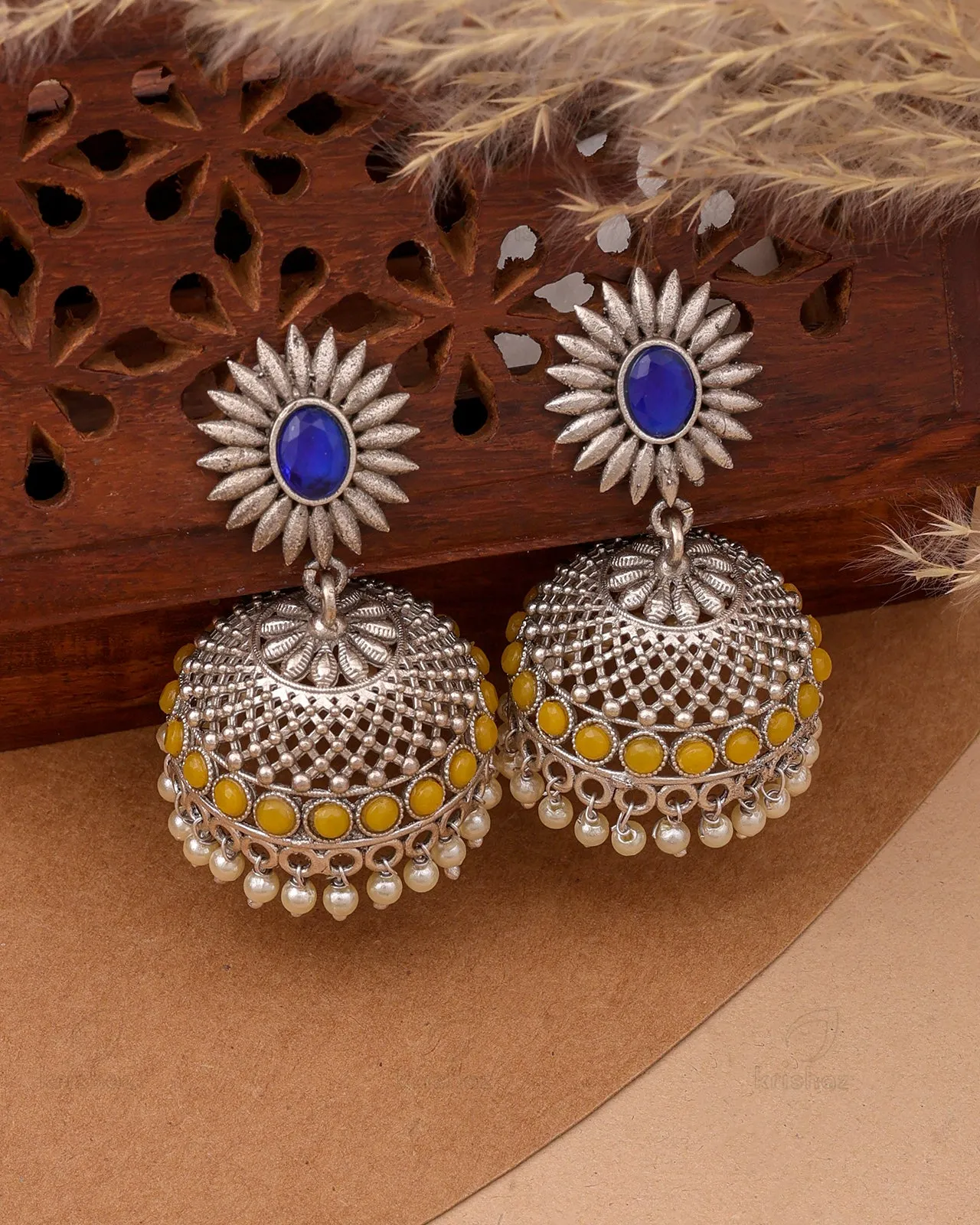 Reva Jhumki Earrings - wxo