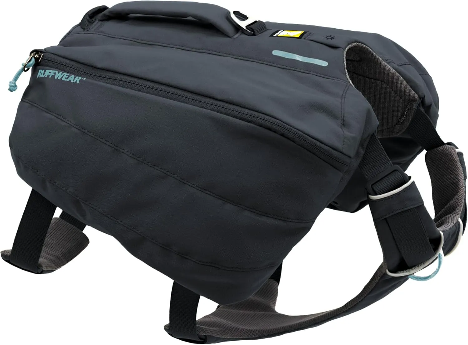 Ruffwear, Front Range Dog Day Pack, Backpack with Handle for Hikes & Day Trips, Basalt Gray, Small