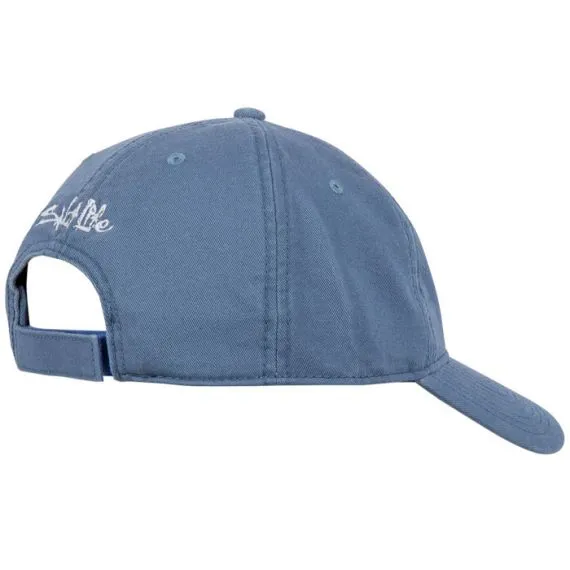 Salt Life Men's Gaffed Twill Hat SLM20069 Coastal Blue