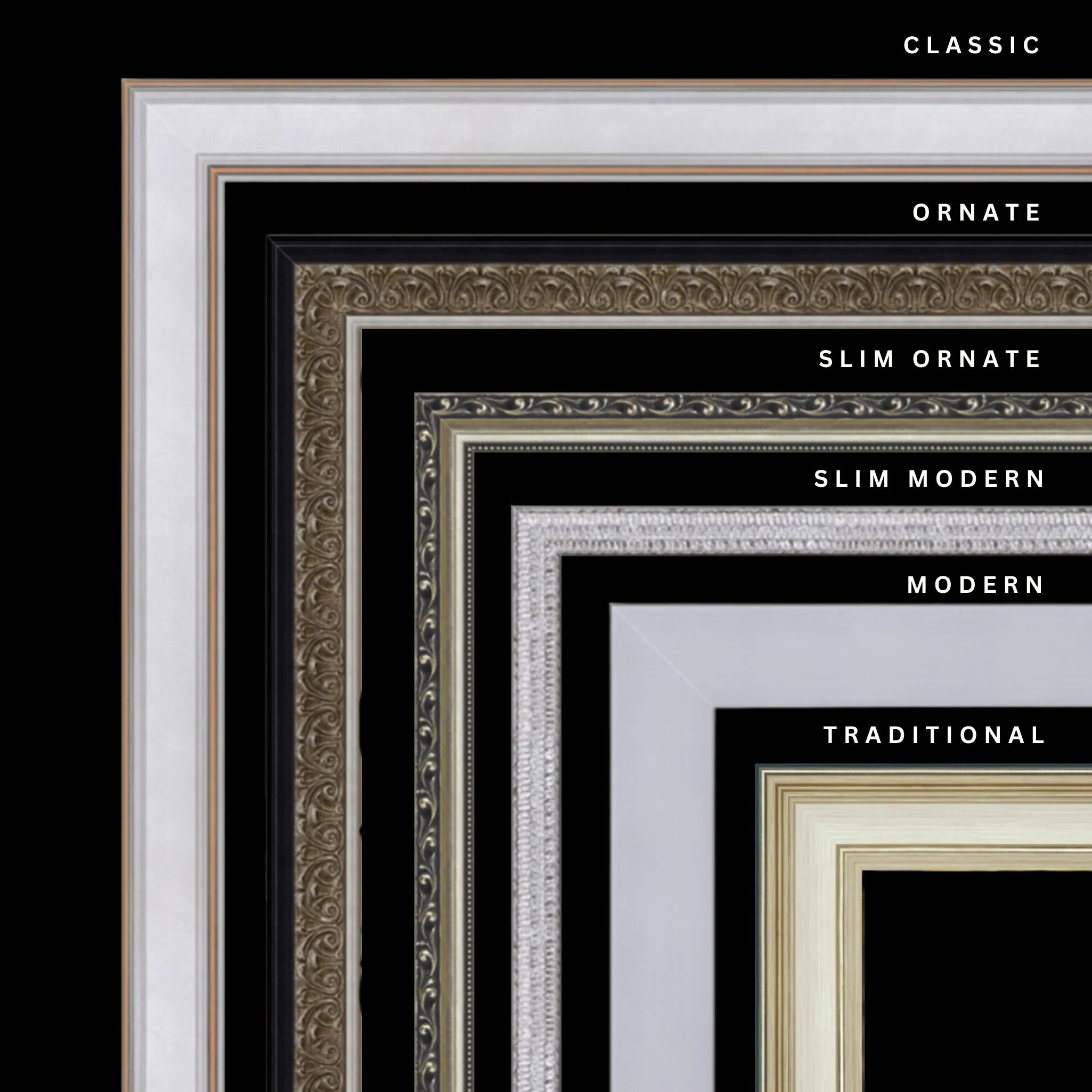 Silver 16x15 Picture Frame Ornate Traditional Classic Antique