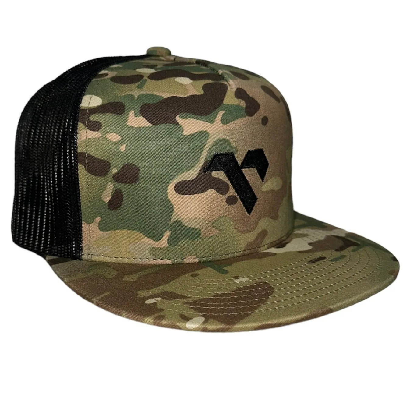 SnapBack Hat - Green Multicam