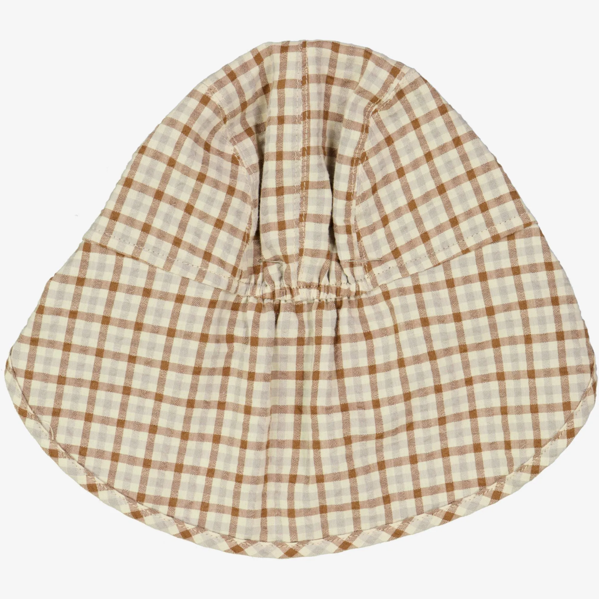 Sunhat Albert | Baby - golden dove check