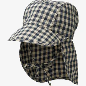 Sunhat Albert - blue check